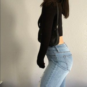 Light-washed jeans